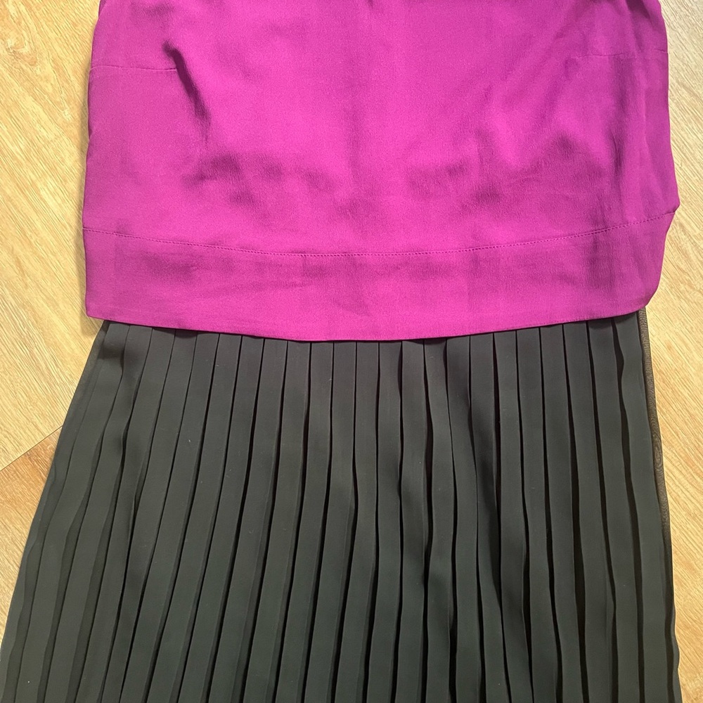 New With Tags - Banana Republic Purple and Black Dress - Picture 2 of 9